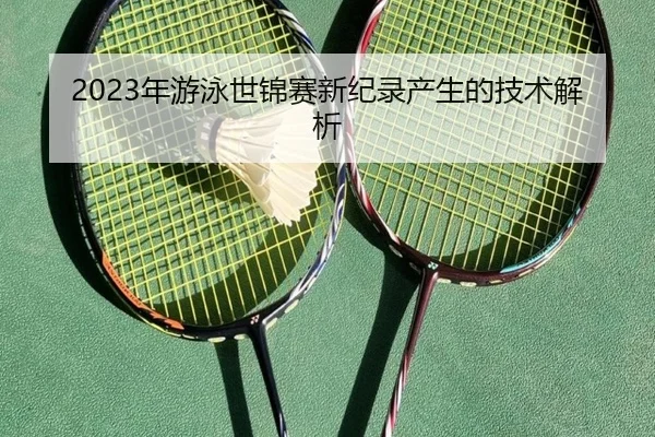 2023年游泳世锦赛新纪录产生的技术解析